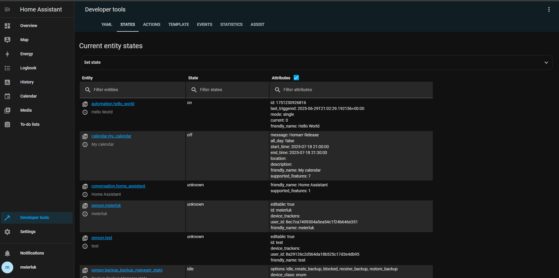 homeassistant retrieve-entity-id